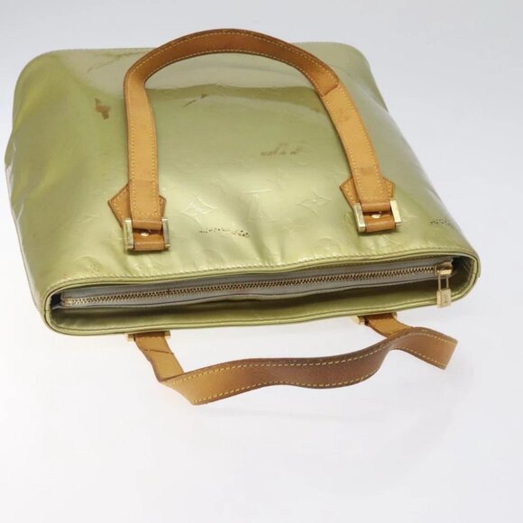 LOUIS VUITTON Monogram Vernis Houston Hand Bag Gris - Picture 3 of 14